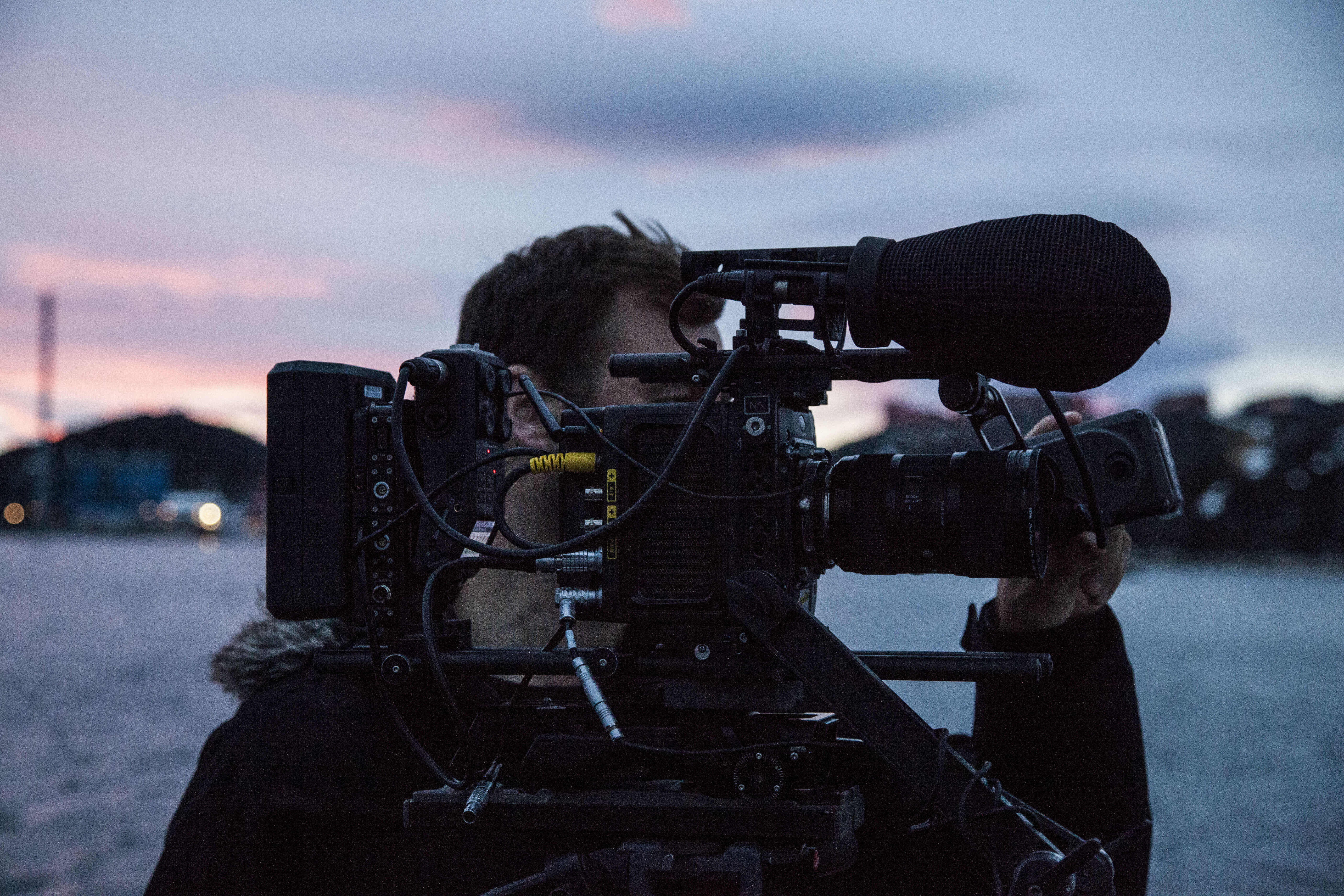 Filming in Greenland